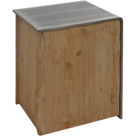 Mendler Nachttisch HWC-L76 60 x 50 x 40 cm Braun