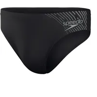 Speedo Badehose Medley Logo 7cm Brief, Black / 6