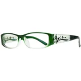 EYEBOGO Kaylee Strass Lesebrille für Damen, Damen Lesebrille, Frauen Lesebrillen (Grün, 4.00)