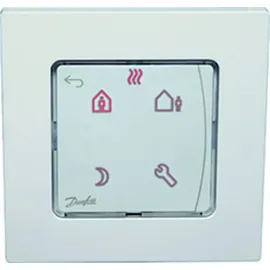 Danfoss Aufputzraumthermostat Icon programmierbare Version 110 mm x 117 mm x 118 mm