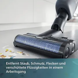 Philips XW7110/01 AquaTrio Cordless Serie 7000 saugen und wischen, kabellos, Nass-/Trockensauger, Akkubetrieb