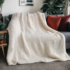 Home Deluxe Kuscheldecke 140 x 200 cm Beige