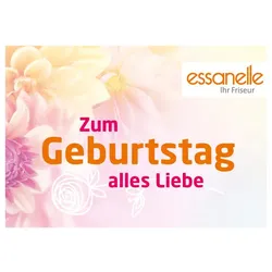 Essanelle Gutschein Trägerkarte Geburtstag