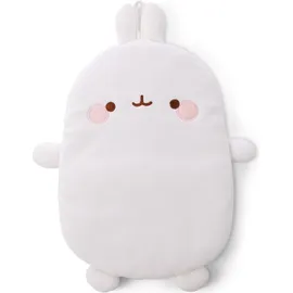 NICI Molang 47753 Wärmflasche mit 350 ml Fassungsvermögen, Weiß