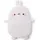 NICI Molang 47753 Wärmflasche mit 350 ml Fassungsvermögen, Weiß
