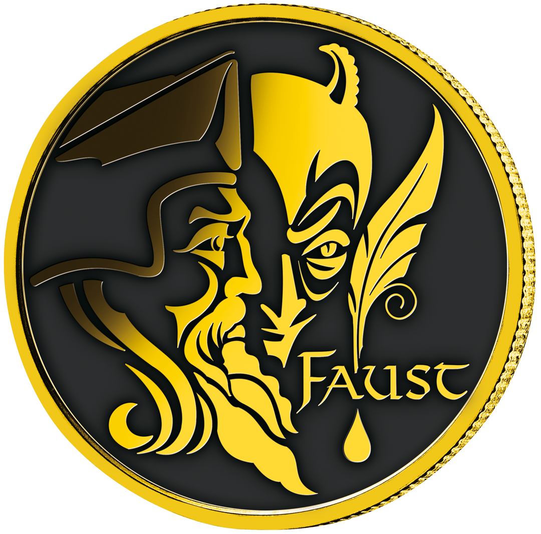 Ergänzungsprägung zur 100-Euro-Goldmünze 2023 "Faust"