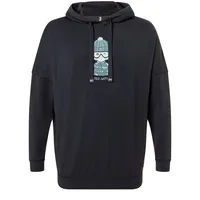 Super.natural Damen Snow Cat Hoodie (Größe XS, schwarz)