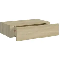vidaXL Wandregal 40 x 23,5 x 10 cm Braun