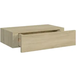 vidaXL Wandregal 40 x 23,5 x 10 cm Braun