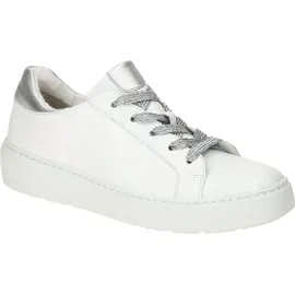 Gabor Leder-Sneakers in Weiß / 37,5