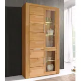 OTTO home Vitrine ZARA 100 x 40 x 190 cm Beige