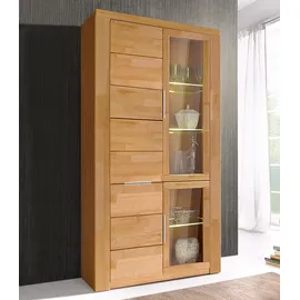OTTO home Vitrine ZARA 100 x 40 x 190 cm Beige