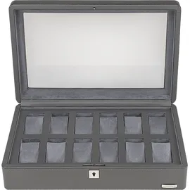 Windrose Uhrenbox Tempora Aufbewahrung Ø max.40 mm Grau