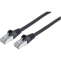 Intellinet Network Solutions Intellinet 740937 RJ45 Patchkabel CAT 6a S/FTP 100% Kupfer, LS0H, 5 m, Schwarz Folienschirm, Geflechtschirm, Geschirmt, Halogenfrei 1St.