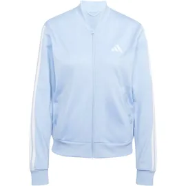 adidas Essentials 3 Stripes Trainingsanzug hellblau/weiß S