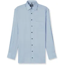 Olymp Luxor, modern fit, New-Kentkragen, extra langer Arm, bleu, 100% Baumwolle, Hemden,