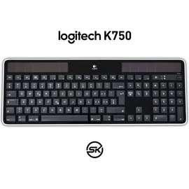 Logitech K750 Wireless Solar Keyboard für Mac CH schwarz