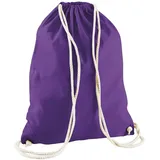 Westford Mill - Cotton Gymsac Stoffbeutel - purple 37 x 36 cm