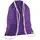 Westford Mill - Cotton Gymsac Stoffbeutel - purple 37 x 36 cm