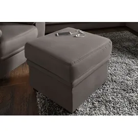 sit&more Hocker Savoni Kunstleder 100 x 46 x 65 cm Grau