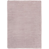 Hochflor-Teppich Nerja, Home affaire, rechteckig, Höhe: 35 mm, Uni Farben, besonders kuschelig und weich durch Microfaser rosa 120 cm x 170 cm x 35 mm