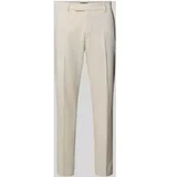 Hose mit Bügelfalten Modell 'Beppe', Beige, 46