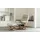 Stressless Relaxsessel Leder 75 x 100 x 73 cm creme mit Hocker