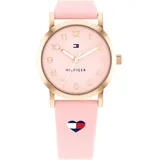 Tommy Hilfiger GIRLS Quarzuhr 1720038 Silikonarmband Rosa