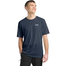 Jack Wolfskin Vonnan Kurzarm-t-shirt - Midnight Sky - M
