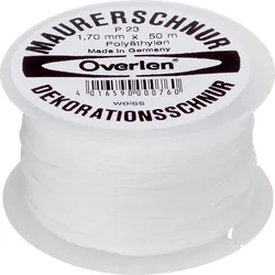 Overmann Maurerschnur PE 1,7mm 50m weiß