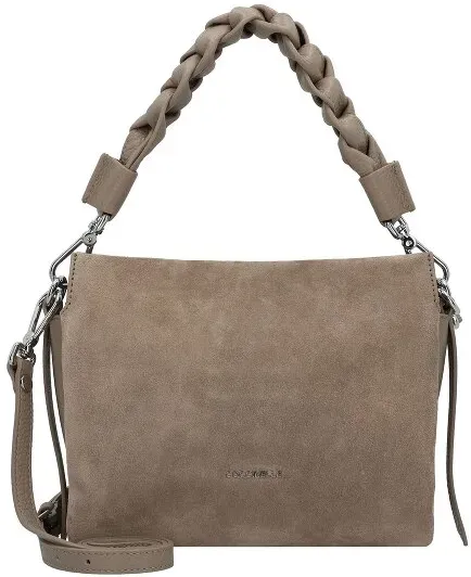 Coccinelle Boheme Handtasche Leder 22.5 cm  grau