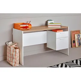 Jahnke Schreibtisch ML C 130 Wildeiche/Weiß