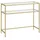 VASAGLE Konsolentisch Gold