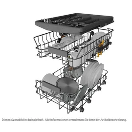 Bauknecht BK6IC11BS7LSA0 Einbau-Geschirrspüler (vollintegrierbar, 450 mm)