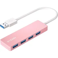 BYEASY USB Hub, 4 Port USB 3.1 Hub Typ A Ultra Slim Extra Leicht Portable Data Hub, Datenhub für iMac Pro, MacBook Air, Mac Mini/Pro, Surface Pro, Notebook PC, Laptop, USB Flash Drives, Mobile HDD