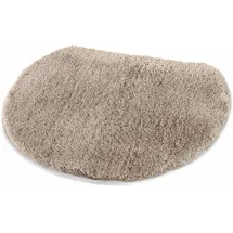 Meusch Cover Gr. 51, grau Taupe, H:20mm, Kunstfaser, Badematten, Uni Farben, waschbar