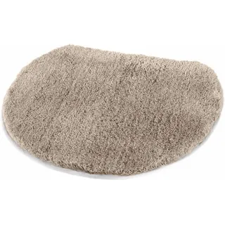 Meusch Cover Gr. 51, grau Taupe, H:20mm, Kunstfaser, Badematten, Uni Farben, waschbar