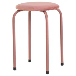 Stapelhocker in Rosa