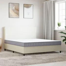 vidaXL Matratze Schaumstoff 180 x 200 cm mittelweich