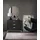 WoodMan Jugend Kommode 150 x 52 x 45 cm Braun/Schwarz