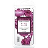 Colonial Candle Duftwachs Melts für Dein Zuhause - Holiday Sparkle (77g) - Der Weihnachtsduft für Deine Duftlampe - Duftwachs-Melts mit je 4h Pro Block - Sojawachsmischung, 126442