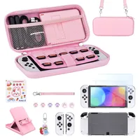Younik Switch OLED Zubehör Bundle, 17-in-1 Switch OLED Zubehörset