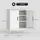 Homcom Aktenschrank 80 x 40 x 100 cm Weiß