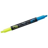 Pentel Textmarker TWIN CHECKER 2 Spitzen gelb/blau