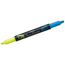 Pentel Textmarker TWIN CHECKER 2 Spitzen gelb/blau