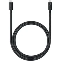 Satechi ThunderboltTM-Kabel ThunderboltTM 4 USB-C® 1.00m Schwarz, Silber ST-YTB100K