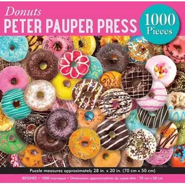 Peter Pauper Press, Inc, Donuts 1,000 Piece Jigsaw Puzzle