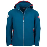 TROLLKIDS Kvalvika Jacke Petrol/Rot 128