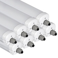 V-Tac Feuchtraumleuchte LED Kellerleuchte 120cm Deckenlampe Wannenleuchte, 2880lm Kaltweiß