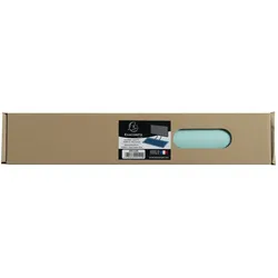 Exacompta 29122E Flexible Schreibunterlage Home Office, aus zweifarbigem Kunstleder (Polyurethan), widerstandsfähig, 35 x 60 cm, tropisch/blaugrün
